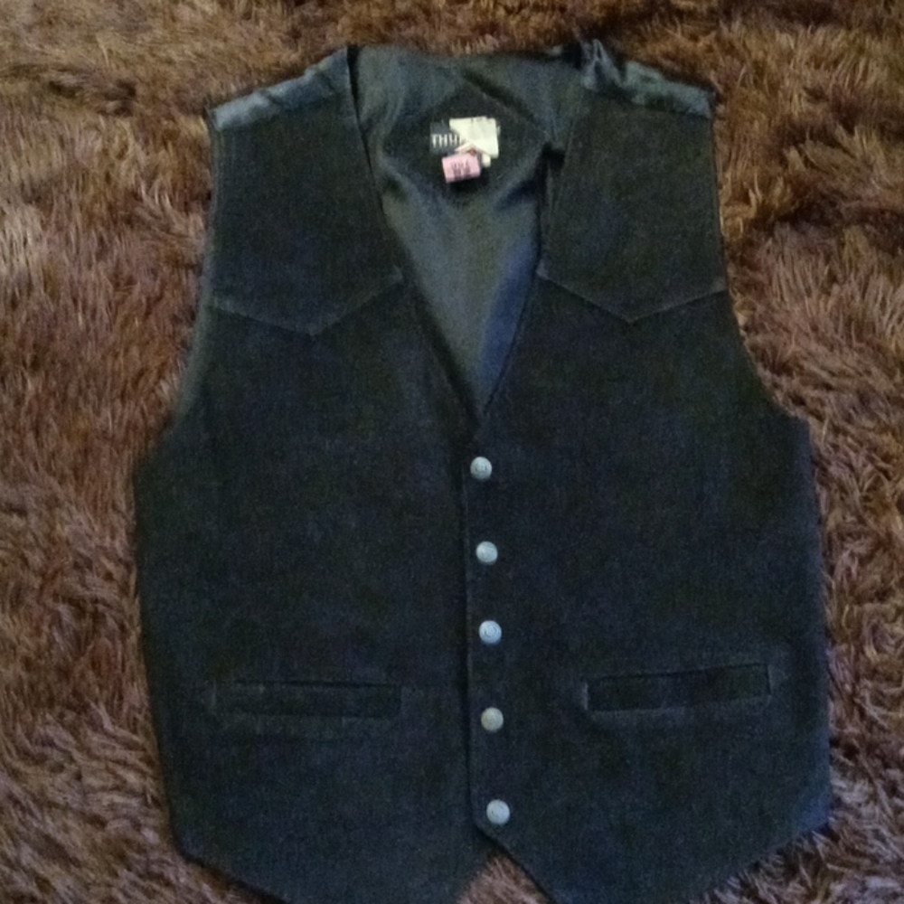 Vintage suede vest